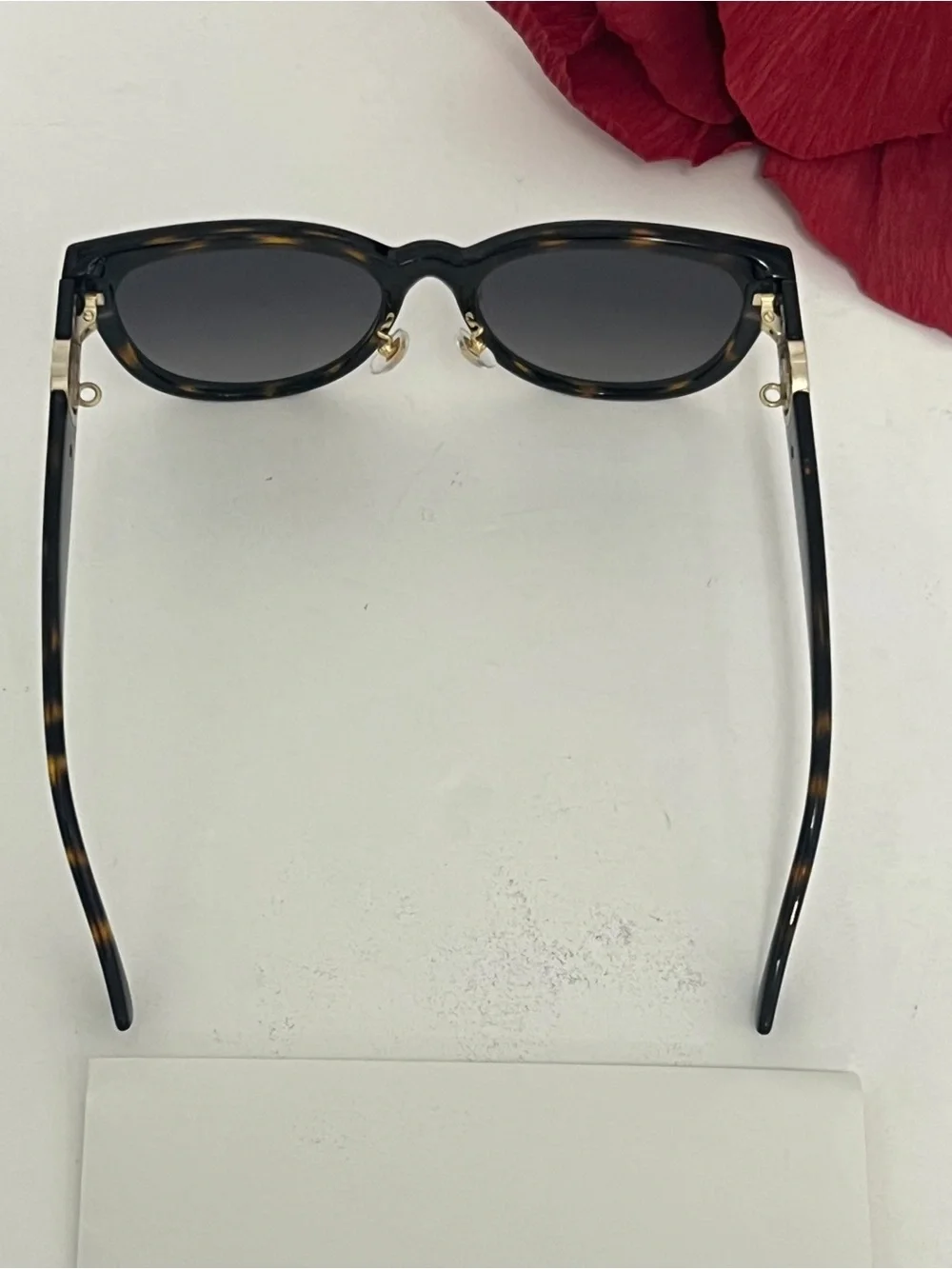 Gucci 56mm Square Sunglasses In Havana Gray New Without Case - Unisex - Reemoly